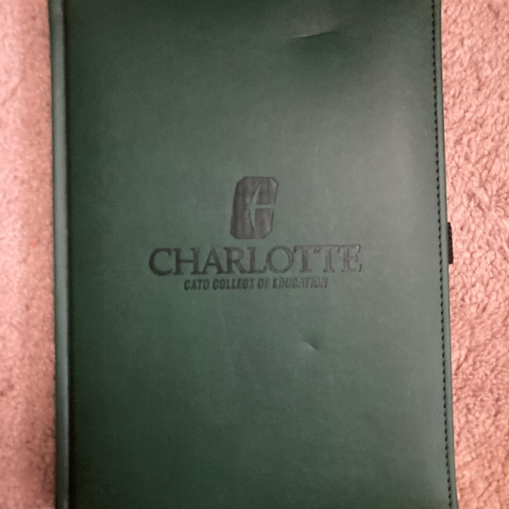 UNCC-Charlotte lined notebook. UNUSED